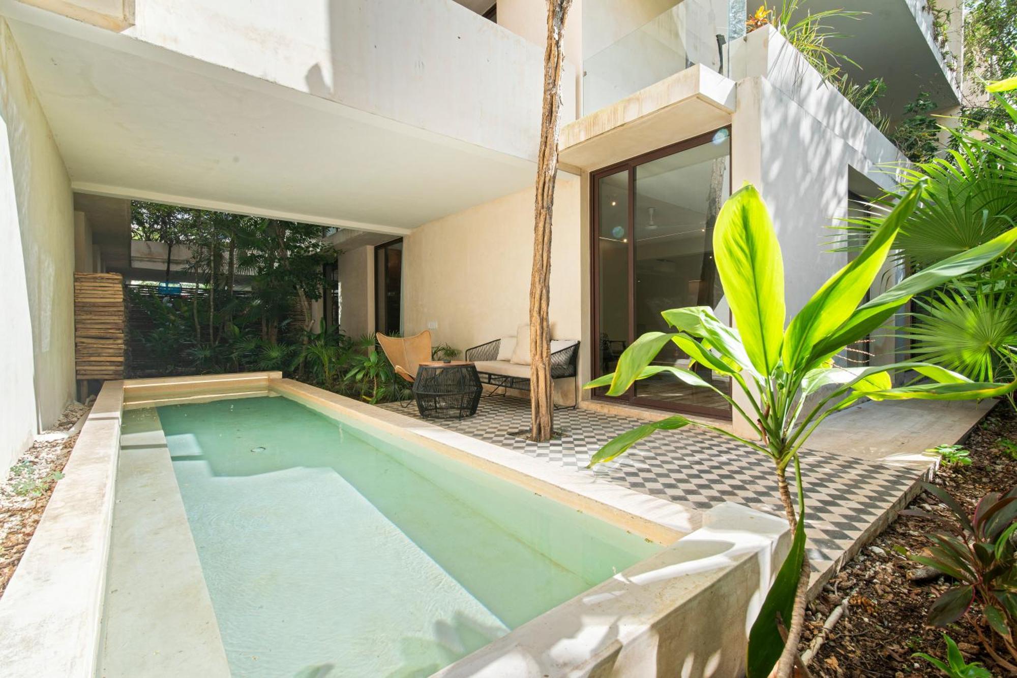 102-104 Amazing Private Pool And Fully Equipped Apartment Tulum Exterior photo